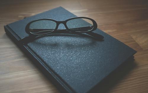 Free Black Framed Eyeglasses Stock Photo